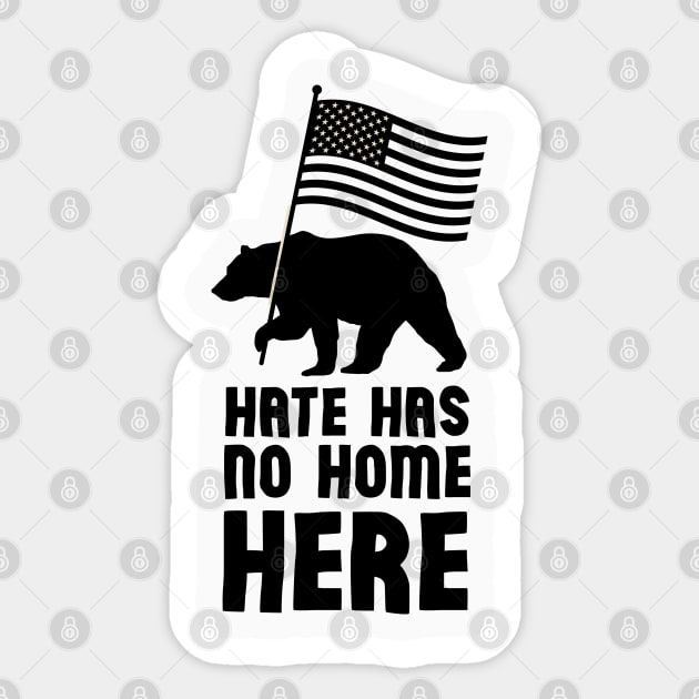 Hate Has No Home Here - Biden Harris 2020 Sticker by HamzaNabil